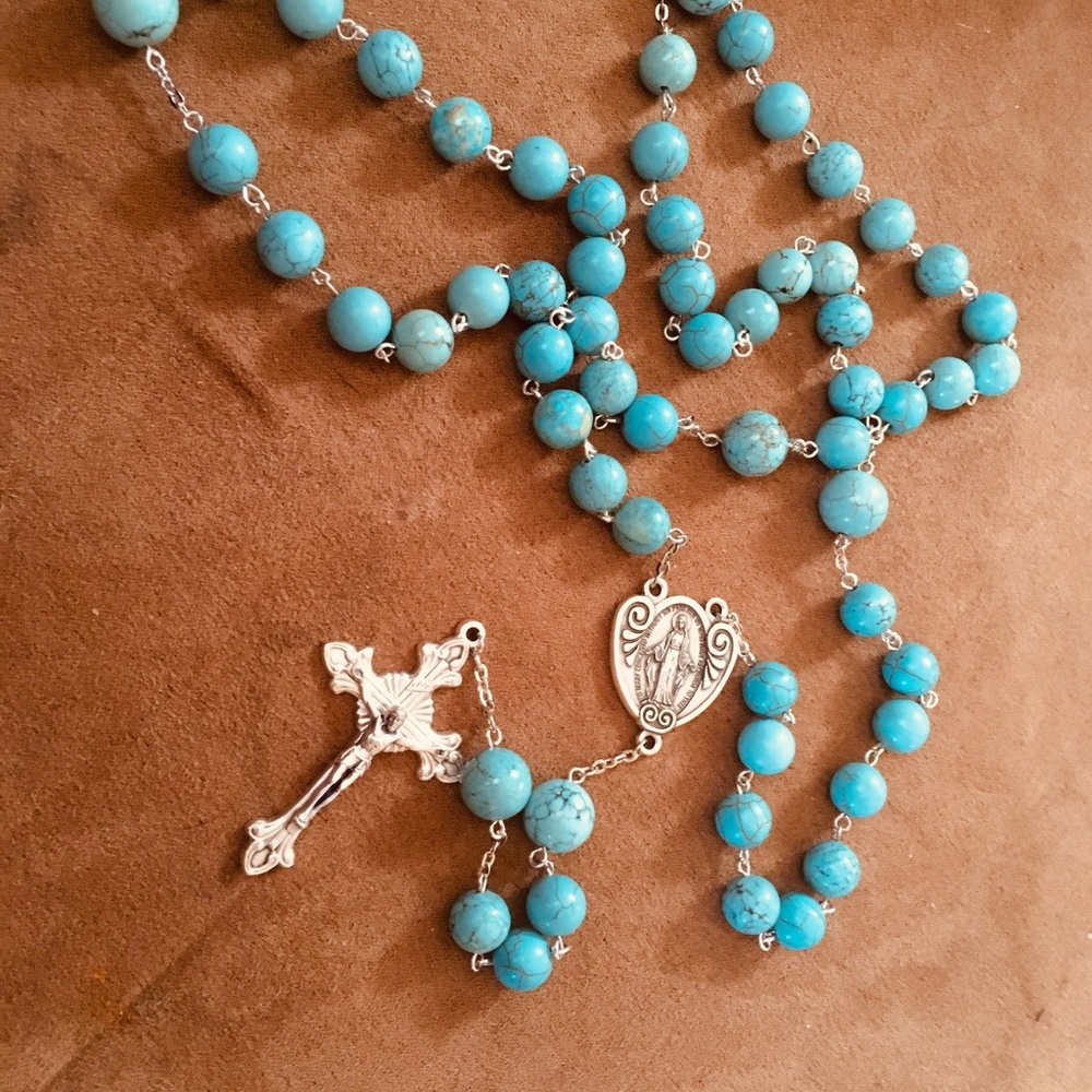 CHRISTMAS SPECIAL!!! Turquoise Rosary, New Mexico